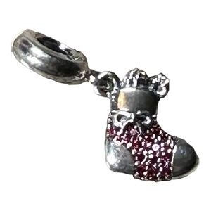 PANDORA Sparkling Festive Stocking Dangle Charm 796391CZR